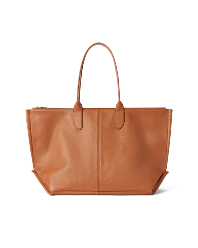 Ecco Tote Go Light - Leather Tote Go In Brown