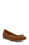 Ecco Touch Ballerina 2.0 Flat In Brown