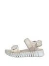 Ecco Touch-strap Sandals In Neutral