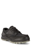 Ecco Track 25 Waterproof Moc Toe Derby In Black/black