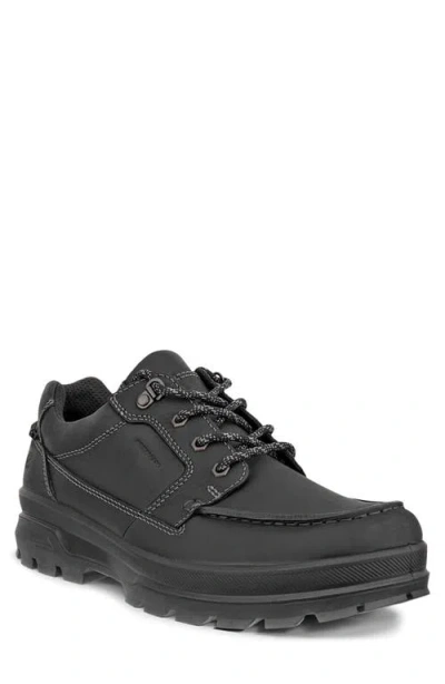Ecco Track Waterproof Moc Toe Derby In Black