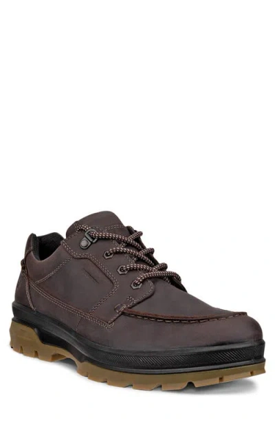 Ecco Track Waterproof Moc Toe Derby In Burgundy