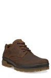 Ecco Track Waterproof Plain Toe Derby In Brown