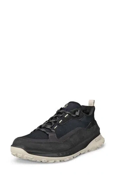 Ecco Ult-trn Waterproof Low Hiking Shoe In Black