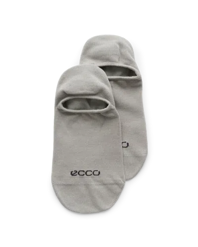 Ecco Unisex  Classic No-show Socks In Gray