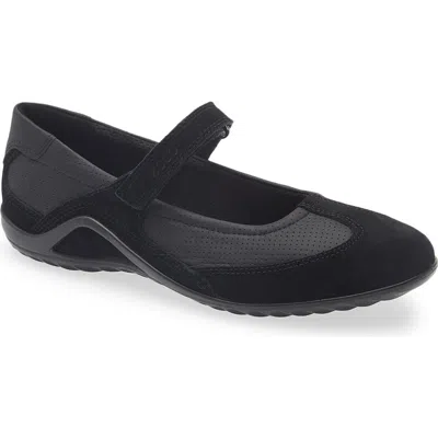 Ecco Vibration Ii Mary Jane Sneaker In Black
