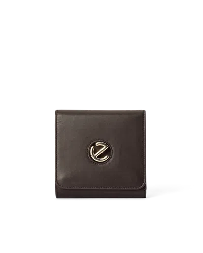 Ecco Wallet E Wave Lock - Women's Small Leather Wallet In Black