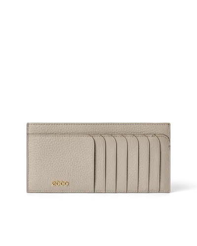 Ecco Wallet - Leather Wallet In Beige