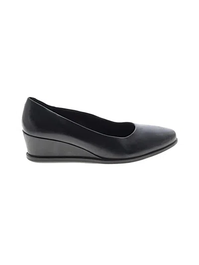 Pre-owned Ecco Wedges In Black