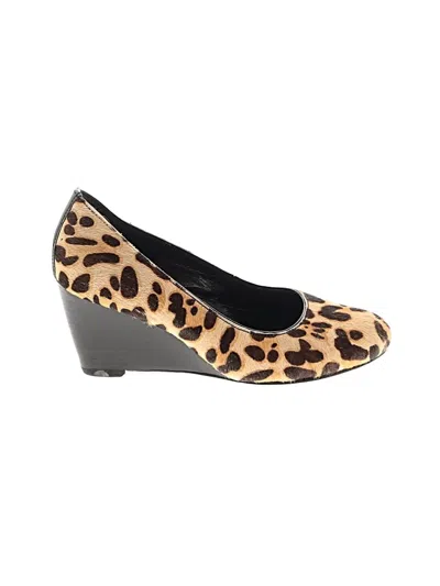 Pre-owned Ecco Wedges In Tan