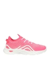 Ecco Woman Sneakers Fuchsia Size 8 Textile Fibers In Pink