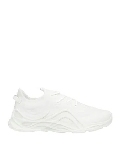 Ecco Woman Sneakers White Size 6 Leather