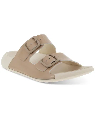 Ecco Women's Cozmo Two Band Leather Buckle Sandals