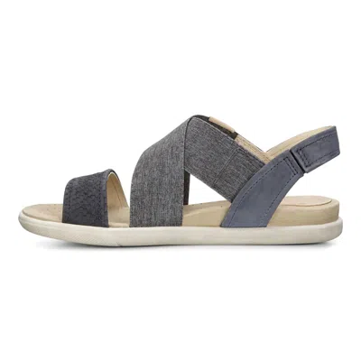 Ecco Women's Damara Elastic X Sandal In Black,black,powder In Multi