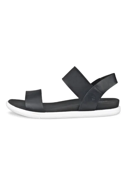 Ecco Women's Damara Sandal In Black/powder