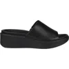 Ecco Women's  Flowt Wedge Lx Sandal In Black In Black