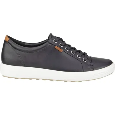 Ecco Women's  Soft 7 Sneaker In Black Leather