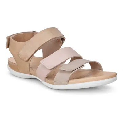 Ecco Women's Flash Strap Sandal In Dune,rose Dust,powder In Multi
