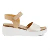 Ecco Corksphere™ Flowt Wedge Cork Sandal In Multi