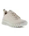 Ecco Women's Gruuv Lace Up Sneakers In Limestone