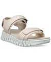 Ecco Touch-strap Sandals In Neutral