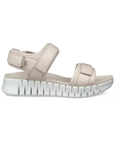 ECCO WOMEN'S GRUUV SOL SANDALS IN LIMESTONE