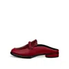 Ecco Sculpted Luxury Braided Mule In Burgundy