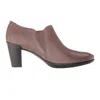Ecco Women Shape 55 Plateau Stack Ankle Boot In Taupe In Grey