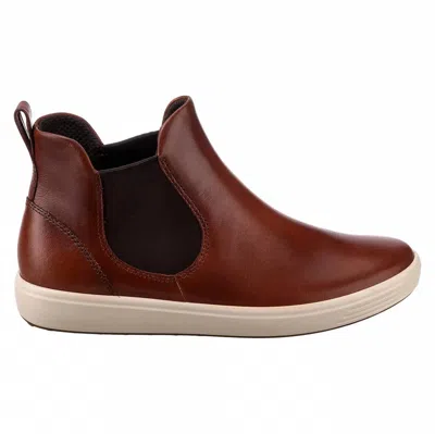 Ecco Women's Soft 7 Chelsea Boots In Cognac In Brown