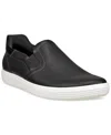 Ecco Soft 7 Slip-on Sneaker In Black,patent Black