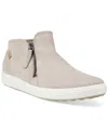 Ecco Soft 7 Side Zip Bootie In Grey Rose In Neutral