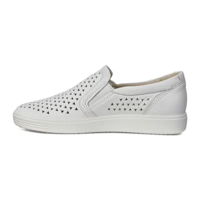 Ecco Women's Soft 7 Slip On Loafer In White