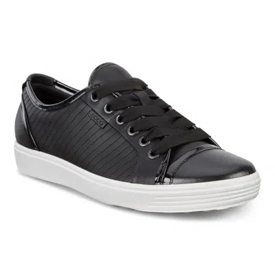 Ecco Women's Soft 7 Sneaker In Black/black In Multi