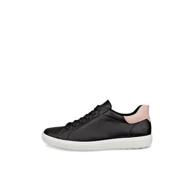 Ecco Women's Soft 7 Sneaker In Black/rose Dust
