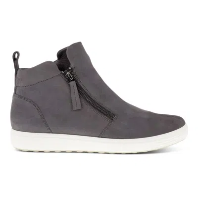 Ecco Women's Soft 7 Zip Bootie In Gravity In Gray