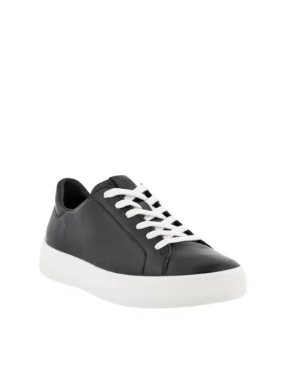 Ecco Women's Street Tray Leather Sneakers In Black
