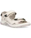 Ecco Women's Yucatan Nubuck Leather Sandals In Limestone