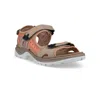 Ecco Women's Yucatan Sandals In Nude,coral