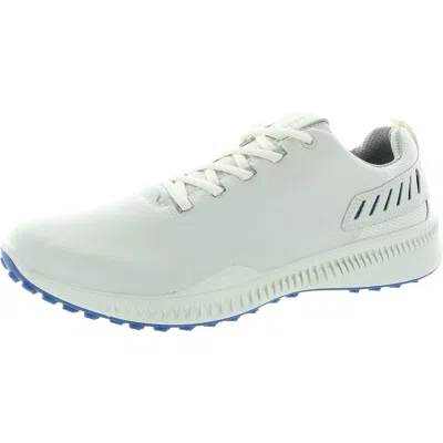 Ecco Womens Lace-up Casual And Fashion Sneakers In White