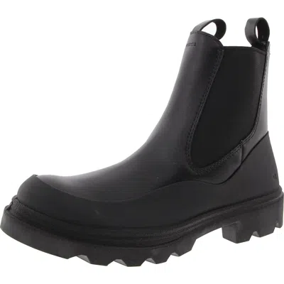 ECCO WOMENS STRETCH LEATHER CHELSEA BOOTS