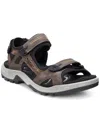 Ecco Yucatan Mens Leather Strap Sport Sandals In Multi