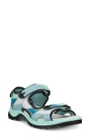 Ecco Yucatan Patchwork Sandal In Multicolor Aquatic