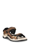 Ecco Yucatan Patchwork Sandal In Multicolor Cashmere