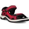 Ecco Yucatan Sandal In Brick/chili Red