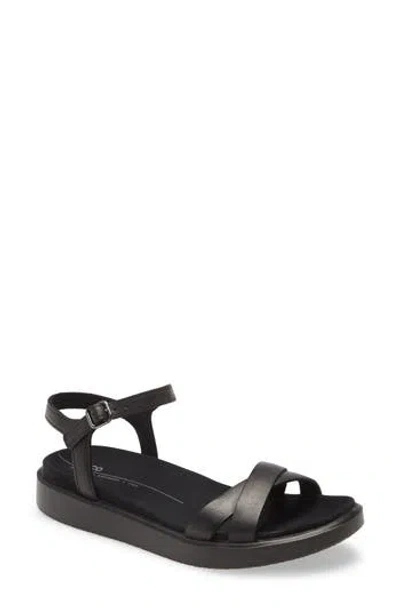 Ecco Yuma Ankle Strap Sandal In Black