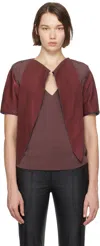Ecco.kollektive Burgundy Kiko Kostadinov Edition Eero Top In 91391 Burgundy/rhodo