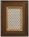 Eccolo Brown & Gold Wood Frame In Brown