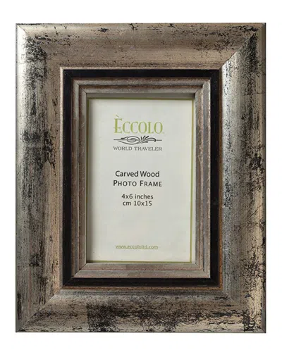 Eccolo Elegance Set Of 4x6 & 5x7 Frames In Brown