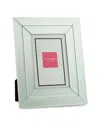 Eccolo Isaac Mizrahi 5x7 Silver Double Bevel Frame In Green