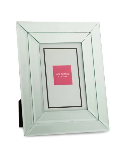 Eccolo Isaac Mizrahi 5x7 Silver Double Bevel Frame In Green